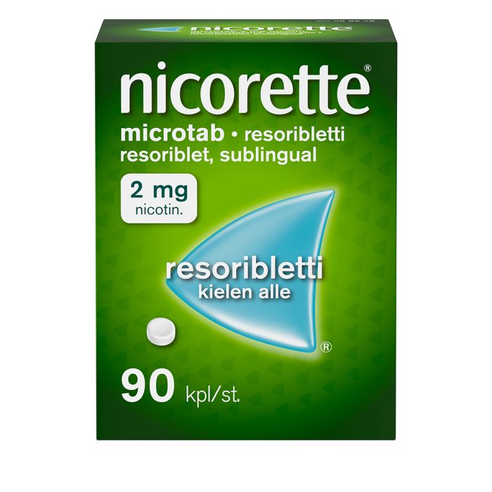 NICORETTE MICROTAB resoribletti 2 mg 90 fol kuva 4