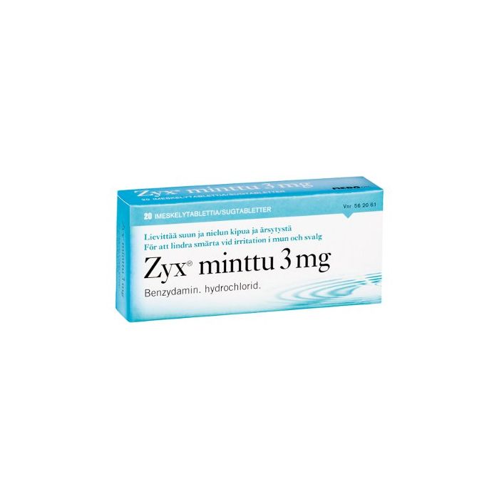 1000005235_ZYX_MINTTU_3_mg_imeskelytabl_20_fol_pakkauskuva_Pakkauskuva10651_jpg