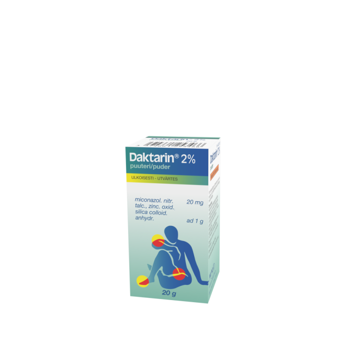 DAKTARIN puuteri 2 % 20 g kuva 8