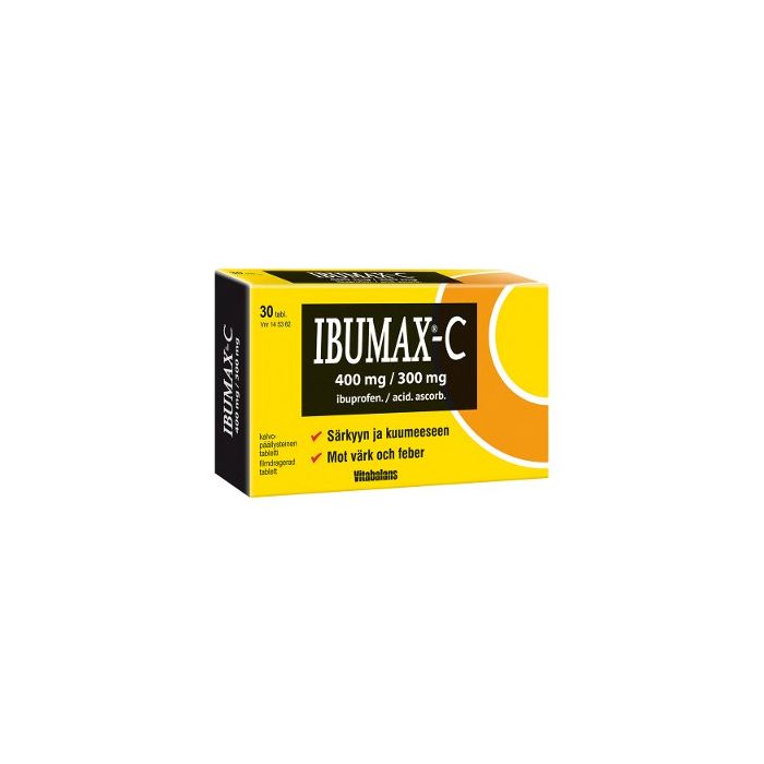 IBUMAX-C tabletti, kalvopäällysteinen 400/300 mg 30 fol kuva 2