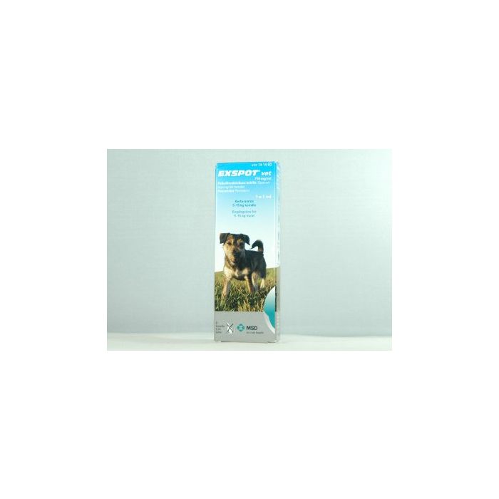 1000010086_EXSPOT_VET_715_mg_ml_paikallisvaleluliuos_1_ml_pakkauskuva_Pakkauskuva8860_jpg