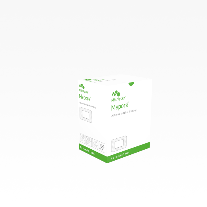 Mepore kiinnittyvä haavatyyny 8x10 cm 50 kpl kuva 1