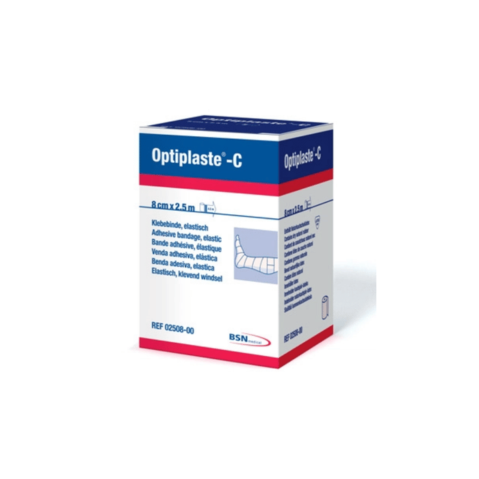 OPTIPLASTE-C 2508 LIIMASIDE 8CM X 2,5M ELASTINEN IHONVÄRI 1 KPL