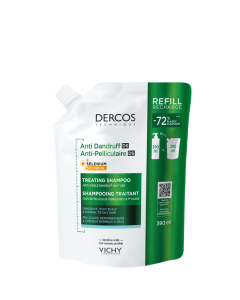 Vichy Dercos Shampoo Anti-dandruff rasv. hiuksille täyttöpakkaus 390 ml