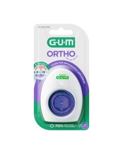 GUM Ortho Floss hammaslanka/siltalanka 50 kpl