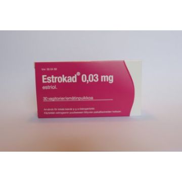 ESTROKAD 0,03 mg emätinpuikko 30 fol