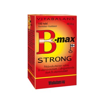 B-MAX STRONG RAVINTOLISÄ, (48505) X100TABL
