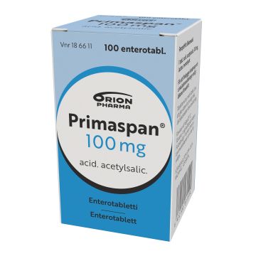 PRIMASPAN 100 mg enterotabl 100 kpl