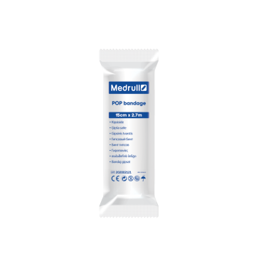 Medrull POP bandage kipsiside 15cm x 2,7m 1 kpl