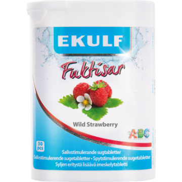 Fuktisar Metsämansikka kuivan suun tabletti 30 tabl