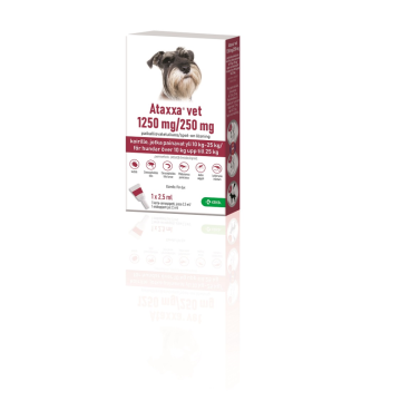 Ataxxa vet paikallisvaleluliuos 1250 mg / 250 mg 1 x 2.5 ml