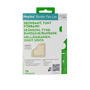 Mepilex Border Flex Lite 7,5x7,5cm OTC 3 kpl
