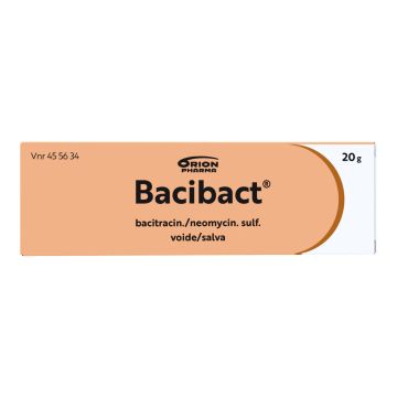 BACIBACT 500 IU/g+5 mg/g voide 20 g