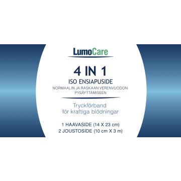 Lumocare 4 in 1 iso ensiapuside 1 kpl