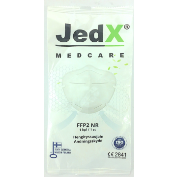FFP2 sertifioitu JedX hengityssuojain  (FIN) 1 kpl