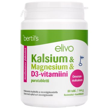 ELIVO KALSIUM-MAGNESIUM-D 80 PURUTABL 