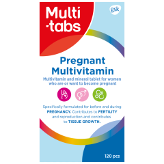 MULTI-TABS PREGNANT kalvopäällysteinen 120 tabl