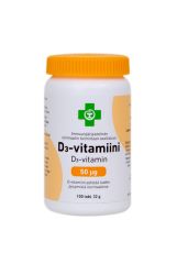 APTEEKKI D3-VITAMIINI 50 MIKROG X100 TABL