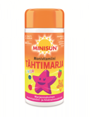 Minisun Monivitamiini Tähtimarja jr. 100 tabl