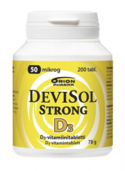 DEVISOL STRONG 50 MIKROG IMESKELYTABLETTI 200 TABL