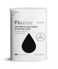 Apteq Fluzinc salmiakki 24 tabl