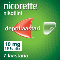 NICORETTE 10 mg/16 h depotlaast 7 kpl