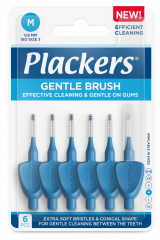 Plackers Gentle Brush M 0.6 mm hammasväliharja 6 kpl