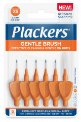 Plackers Gentle Brush XS 0.45 mm hammasväliharja 6 kpl