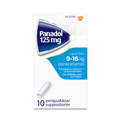 PANADOL 125 mg peräpuikko 10 kpl