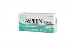 ASPIRIN 500 mg tabl 50 fol