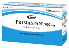 PRIMASPAN 100 mg enterotabl 100 fol