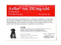 AXILUR 250 mg vet tabl 10 fol